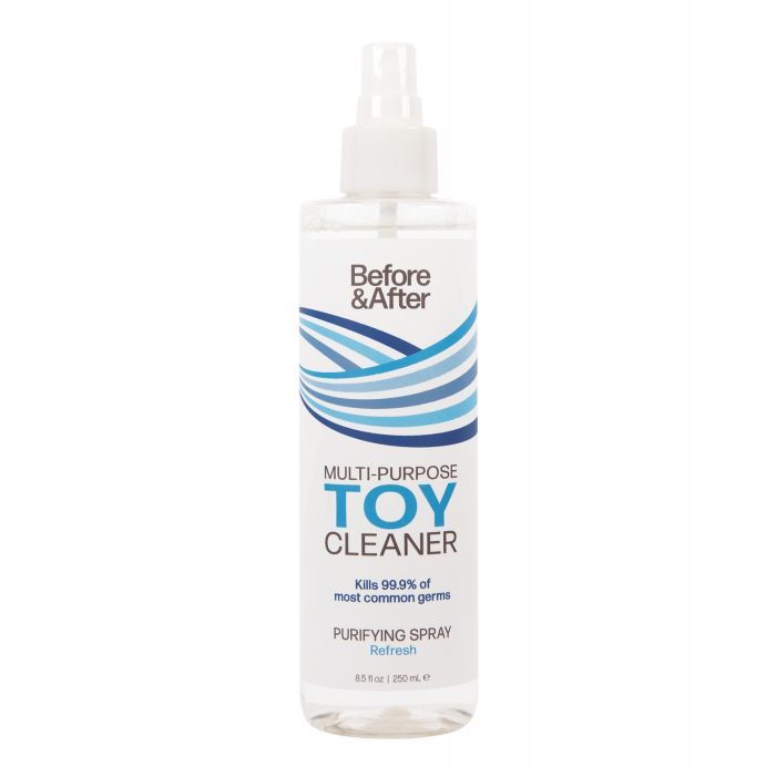 Limpiador de juguetes en aerosol antes y después - 8.5 oz