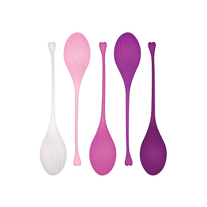 Evolved Tight & Delight 5 pc Weighted Kegel Ball Set - Assorted Colors Non-Vibrating - Texas Love Shop
