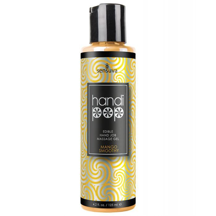 Handipop Hand Job Massage Gel - 4.2 oz Bottle Mango Smoothie - Texas Love Shop