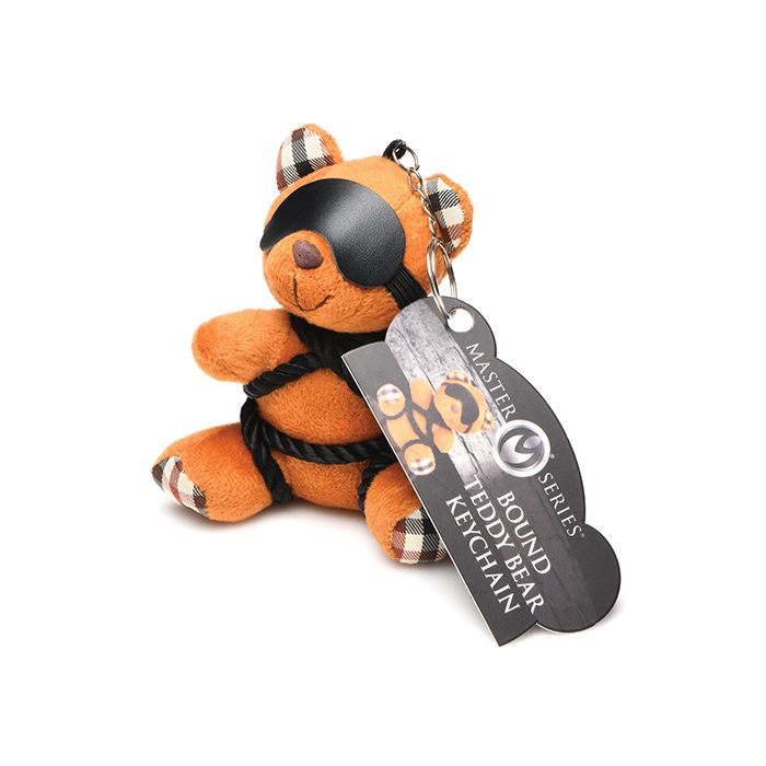 Master Series Bound Teddy Bear Keychain - Texas Love Shop