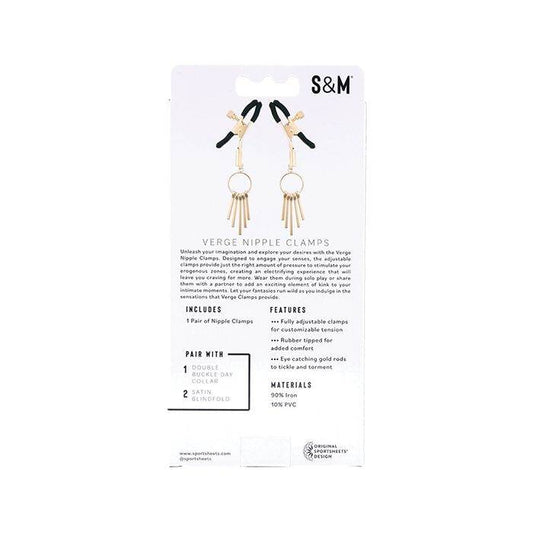 Sex & Mischief Verge Nipple Clamps - Texas Love Shop