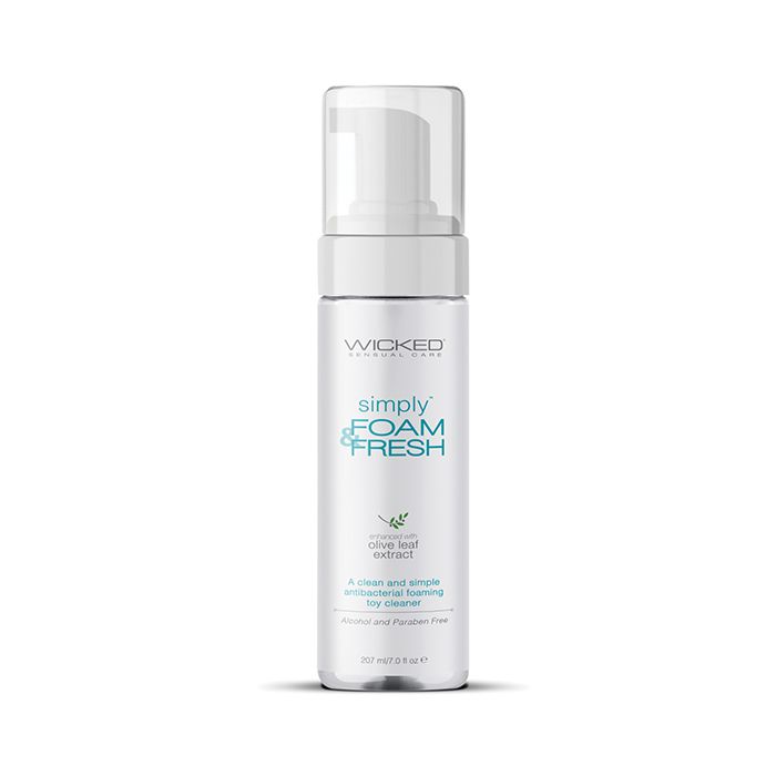 Limpiador de juguetes Wicked Sensual Care Simply Foam & Fresh - 7 oz