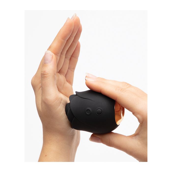 Fifty Shades of Grey Hearts & Flowers Rose Vibrator - Black