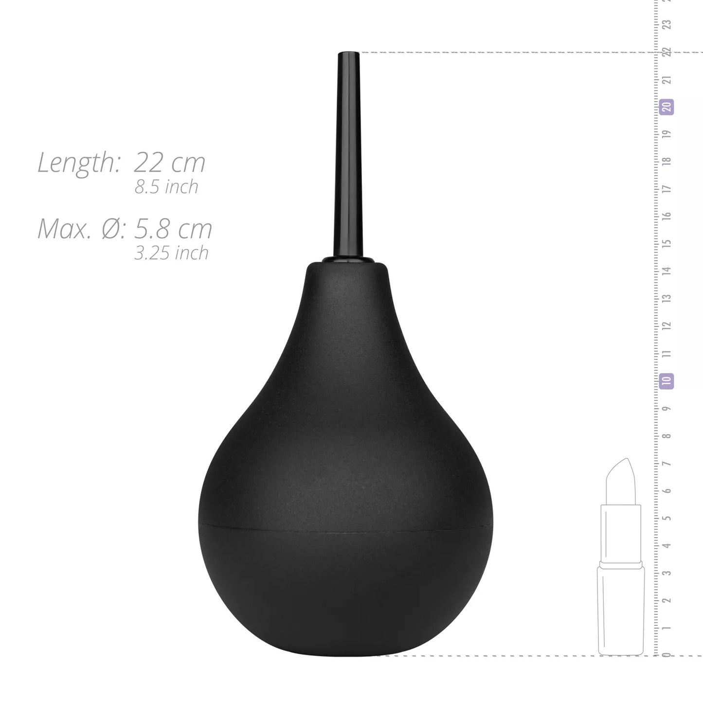 Nexus Anal Douche Non Return Valve 224ml measurements