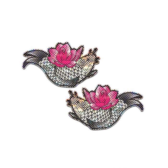 Pastease Diamond Thom Disco Koi Fish & Lotus - Silver O/S
