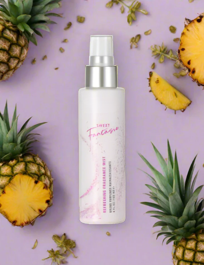 Bottle of Pure Romance Sweet Fantasie Pineapple Sorbet Pheromone Fragrance Mist.