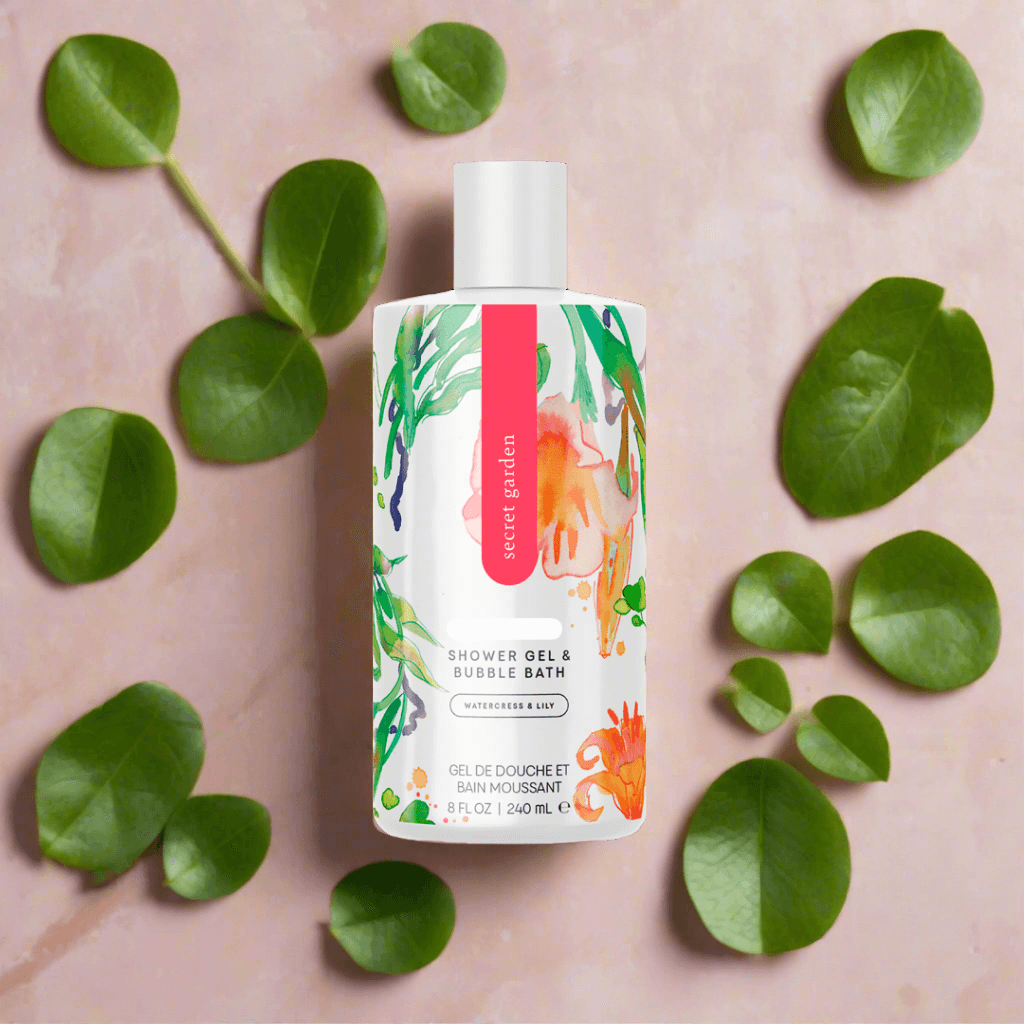 Pure Romance Secret Garden Shower Gel and Bubble Bath from Texas Love Shop