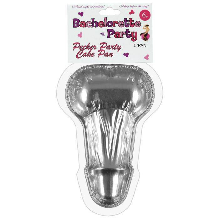 Bachelorette Disposable Peter Party Cake Pan Small - Pack of 6 - Texas Love Shop