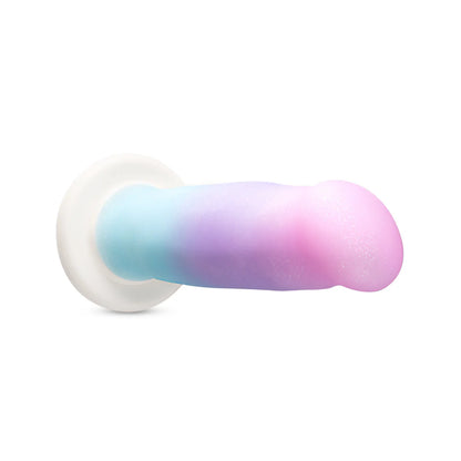Blush Avant D17 Lucky multi-color silicone dildo, suction cup base.