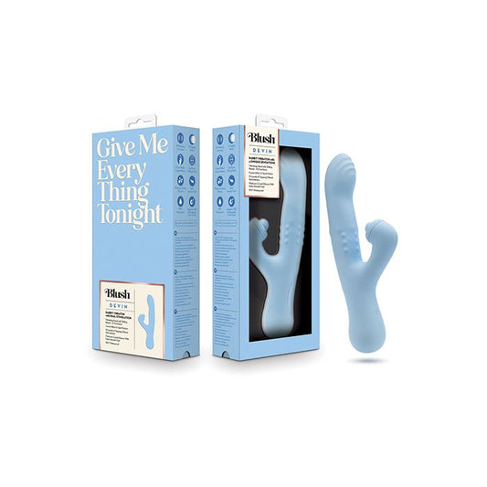 Blush Devin G-Spot Vibrator - Blue - Texas Love Shop