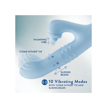 Blush Devin G-Spot Vibrator - Blue - Texas Love Shop