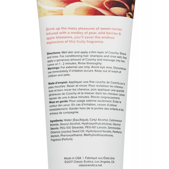 COOCHY Shave Cream - 3.4 oz Sweet Nectar - Texas Love Shop