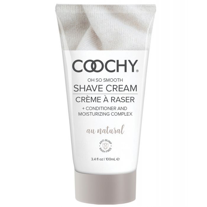 COOCHY Shave Cream - 3.4 oz Unscented Au Natural - Texas Love Shop