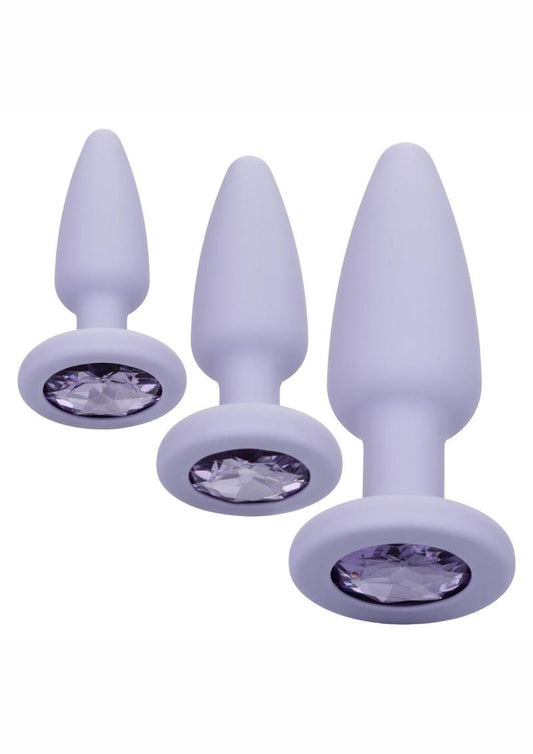 First Time Crystal Booty Kit | 3-Piece Silicone Anal Trainer Set
