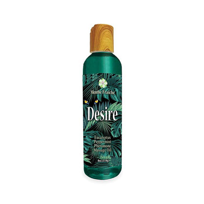 Desire Pheromone Massage Oil - 4 oz Eucalyptus Peppermint - Texas Love Shop
