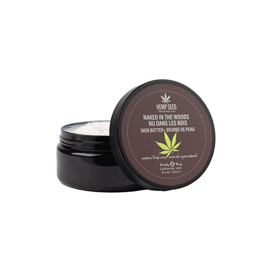 Earthly Body Hemp Seed Skin Butter - 8 oz Jar Naked in the Woods - Texas Love Shop