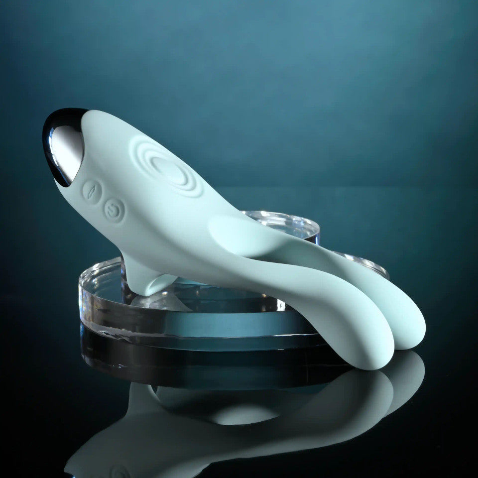 Evolved Novelties Couples Therapy side view of tapping feature