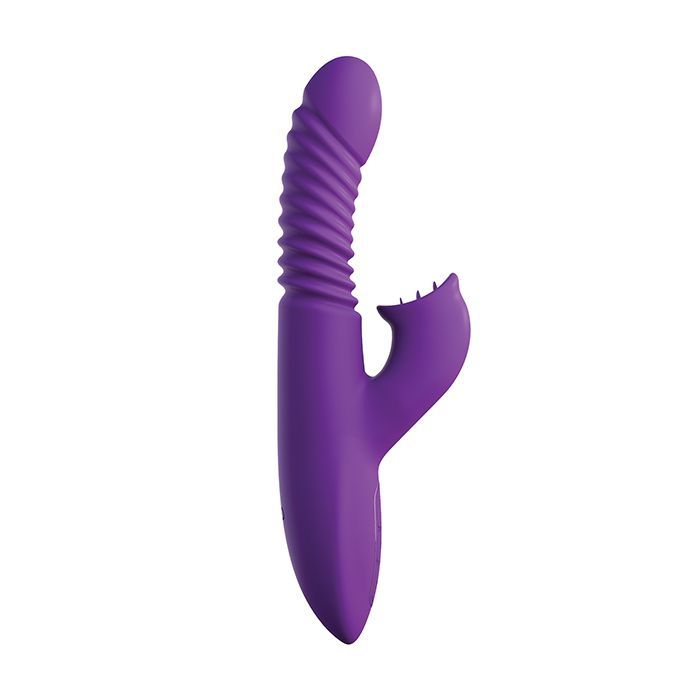 Fantasy Ultimate Thrusting Stimulator Purple - Texas Love Shop