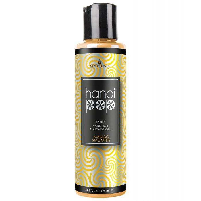Handipop Hand Job Massage Gel - 4.2 oz Bottle Mango Smoothie - Texas Love Shop