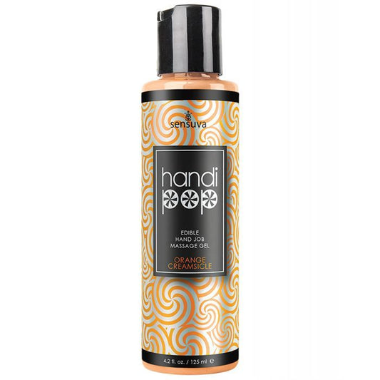 Handipop Hand Job Massage Gel - 4.2 oz Orange Creamsicle - Texas Love Shop
