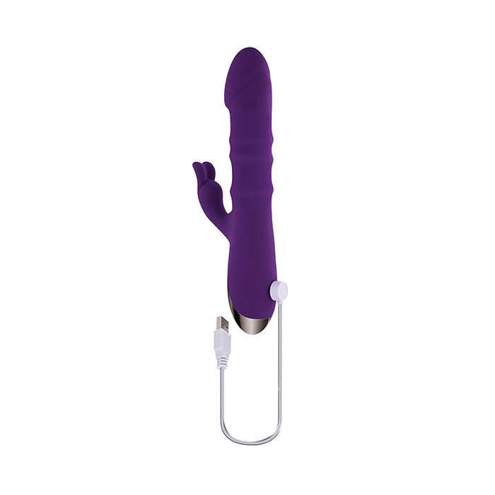 Hop To It Rabbit Vibrator - Acai - Texas Love Shop