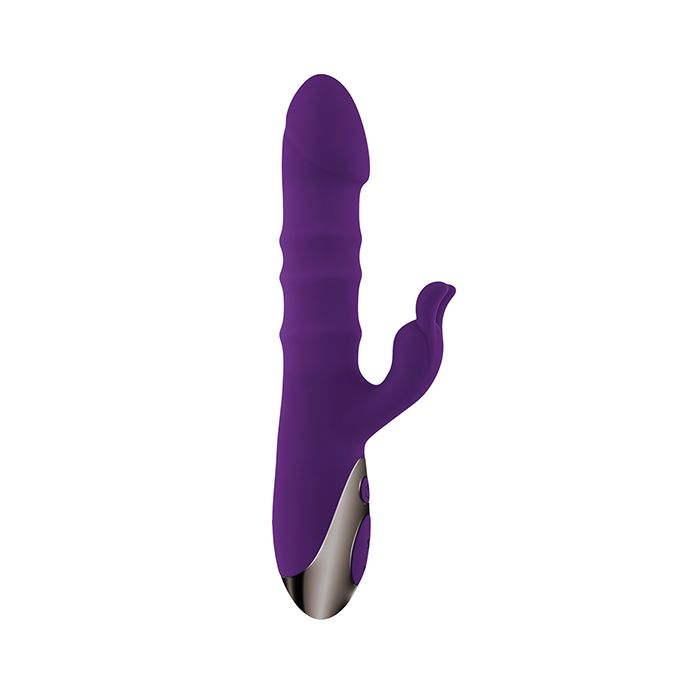 Hop To It Rabbit Vibrator - Acai - Texas Love Shop