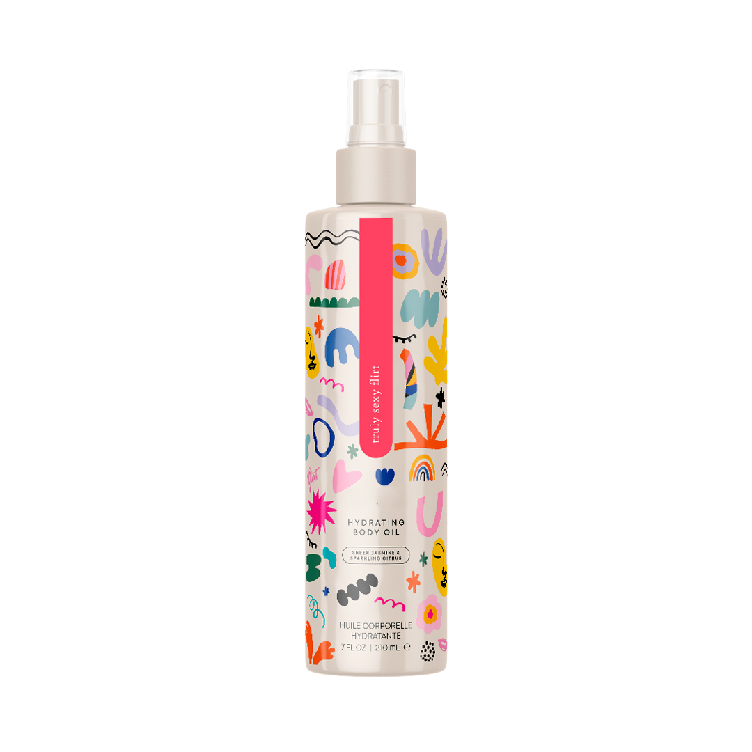 Hydrating Body Oil Flirt Citrus Jasmine Scent - Texas Love Shop