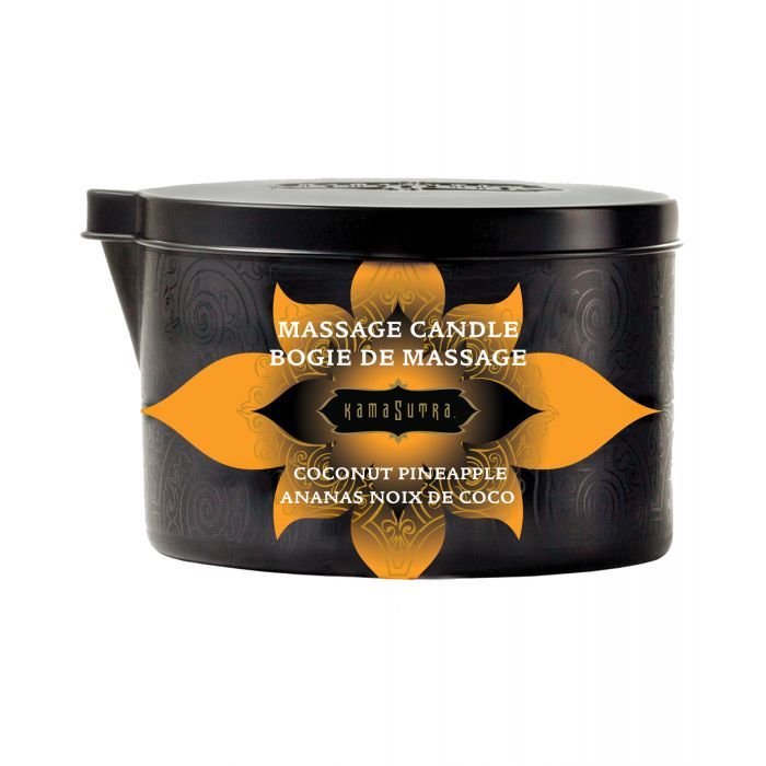 Kama Sutra Ignite Massage Soy Candle - Coconut Pineapple - Texas Love Shop