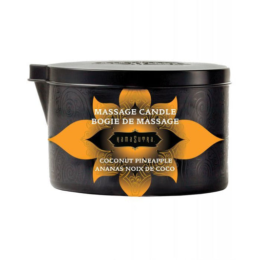 Kama Sutra Ignite Massage Soy Candle - Coconut Pineapple - Texas Love Shop