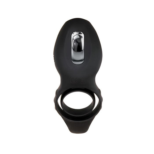 Mr. Flicker Vibrating Cock Ring - Black w/ Remote - Texas Love Shop