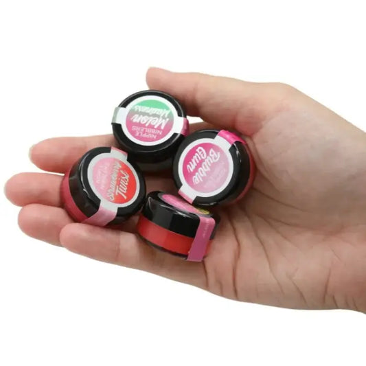Nipple Nibbler Cool Tingle Balm Bosom Buddy- Pack of 4 Assorted Flavors