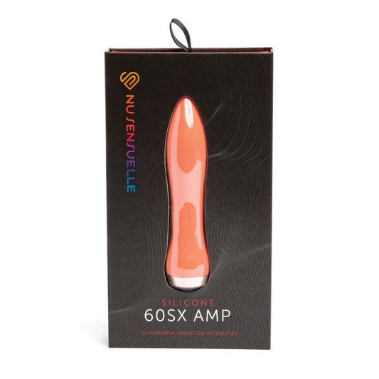 Nu Sensuelle 60SX AMP Silicone Bullet - Coral - Texas Love Shop
