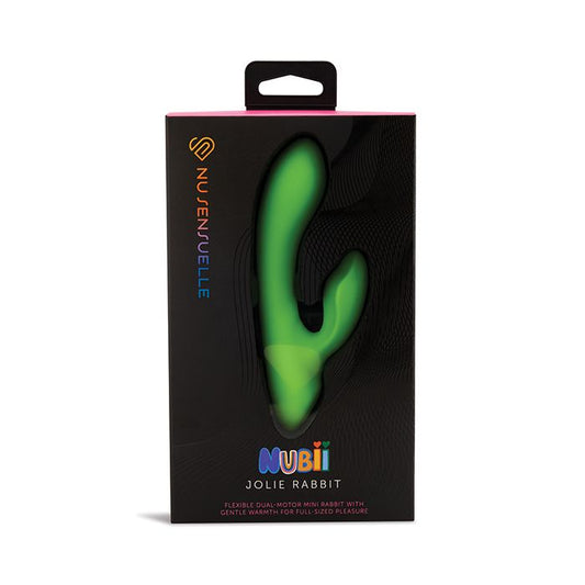 Nu Sensuelle Jolie Nubii Warming Mini Rabbit - Lime Green - Texas Love Shop