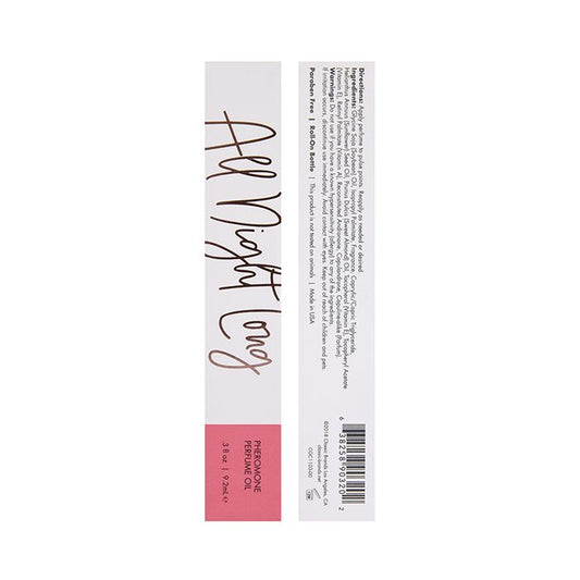 Perfume Oil w/Pheromones - 9.2 ml All Night Long - Texas Love Shop