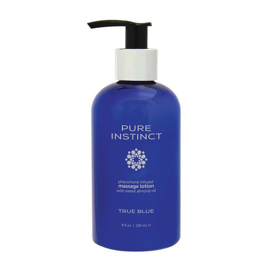 Pure Instinct Pheromone Massage Lotion True Blue - 8 oz - Texas Love Shop