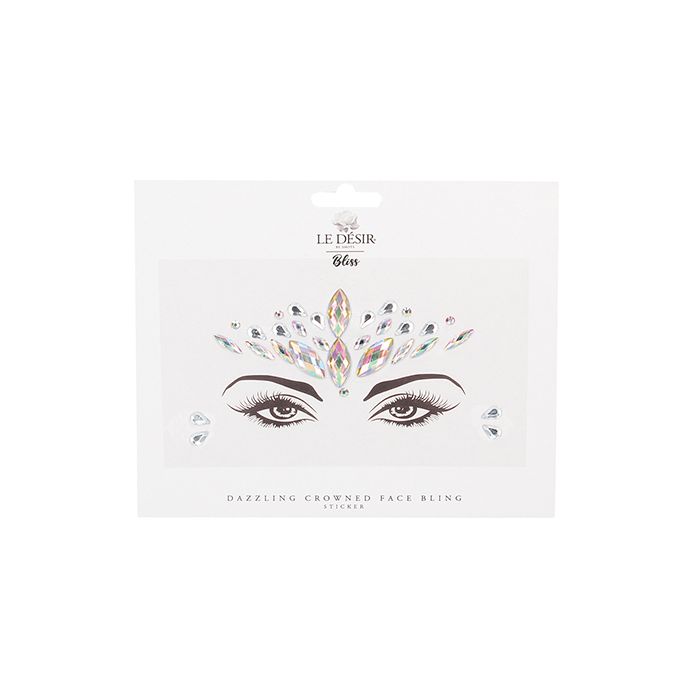 Shots Bliss Dazzling Crowned Face Bling Sticker O/S