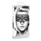 Shots Ouch Black & White Lace Eye Mask - Royal Black