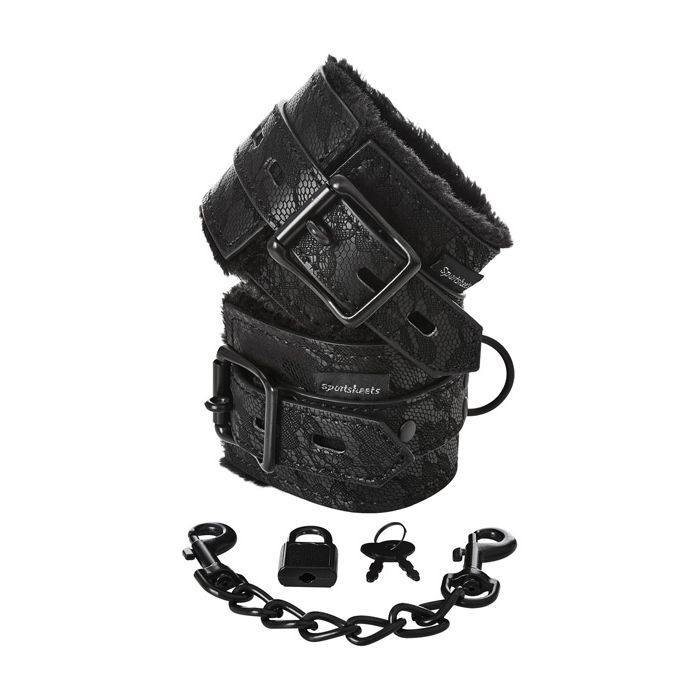 Sincerely Lace Fur Lined Handcuffs - Texas Love Shop
