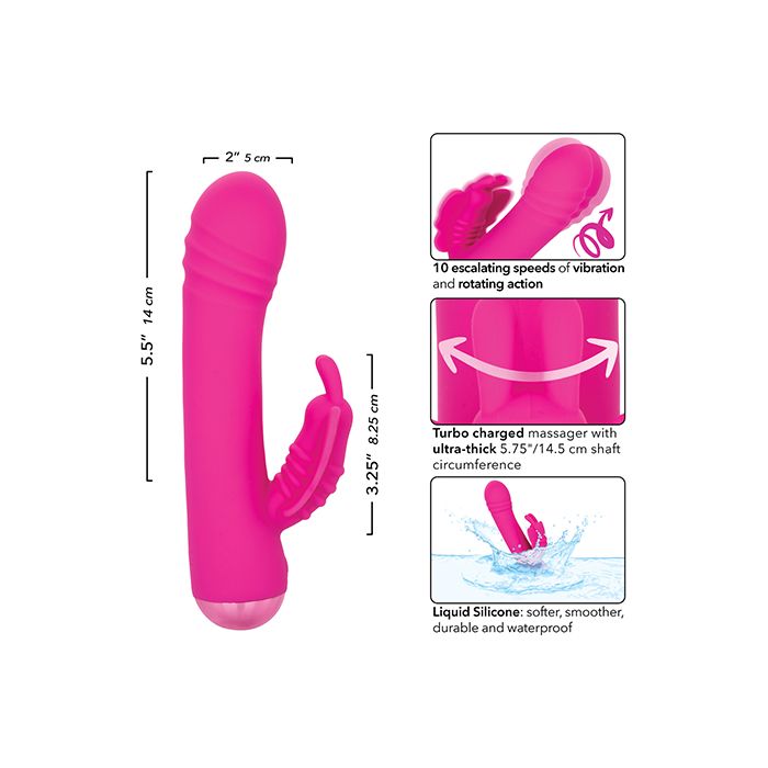 Thick Chubby Rotating Butterfly - Pink - Texas Love Shop