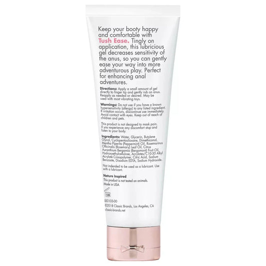 Tush Ease Anal Gel Au Natural .7 oz - Texas Love Shop