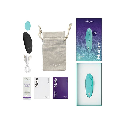We-Vibe Moxie Panty Vibe Aqua - Texas Love Shop