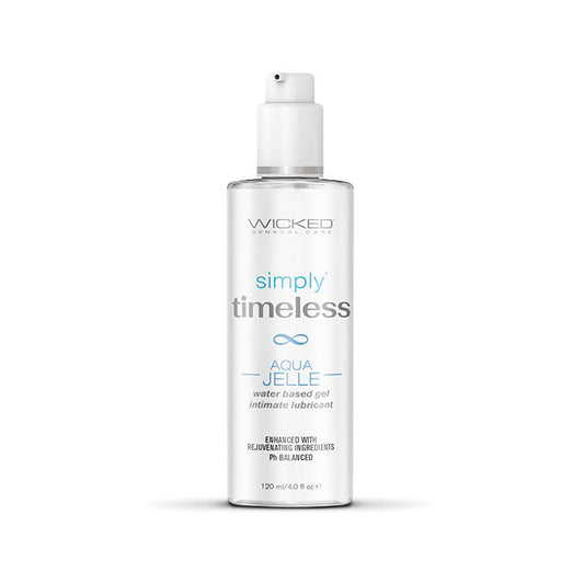 Wicked Sensual Care Simply Timeless Aqua Jelle Water Based Lubricant - 4 oz - Texas Love Shop