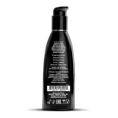 Wicked Sensual Care Ultra Silicone Based Lubricant - 2 oz Fragrance Free - Texas Love Shop