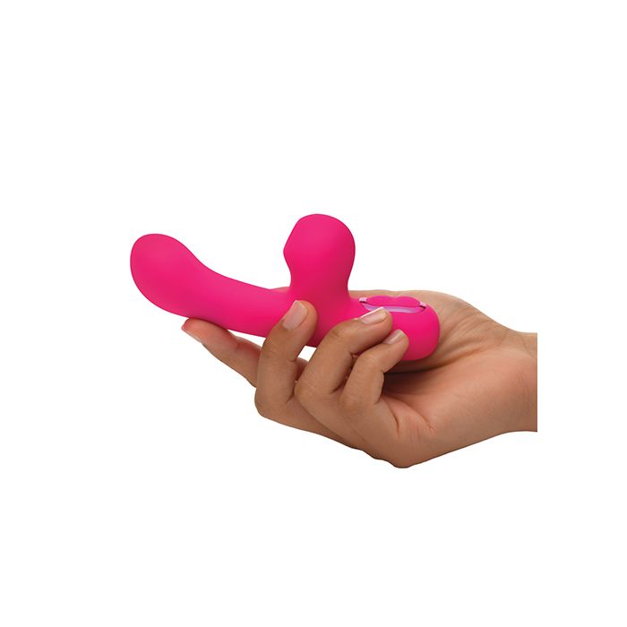 10X Mini G-Spot Rabbit Vibrator w/Suction - Pink