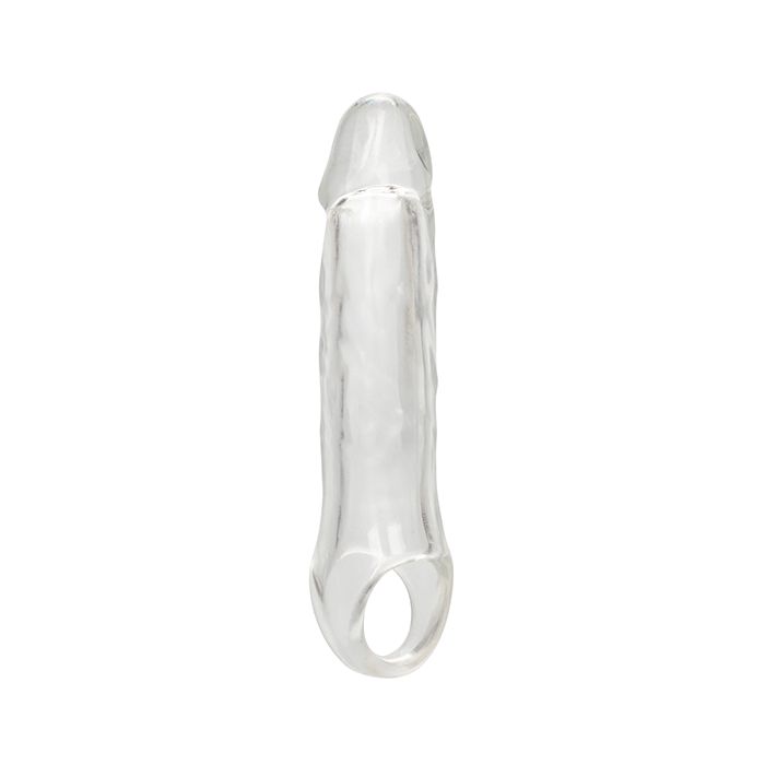 Calexotics Performance Maxx Penis Extender 7.5 that is Realistic with ultra-soft texture, hollow shaft, and built-in scrotum strap for added length and girth.