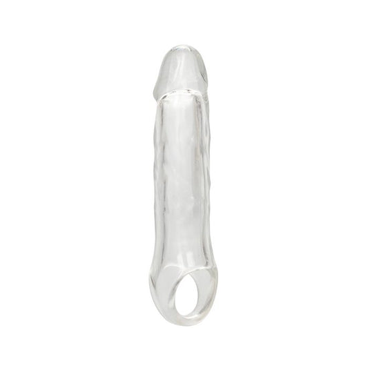 Calexotics Performance Maxx Penis Extender 7.5 that is Realistic with ultra-soft texture, hollow shaft, and built-in scrotum strap for added length and girth.
