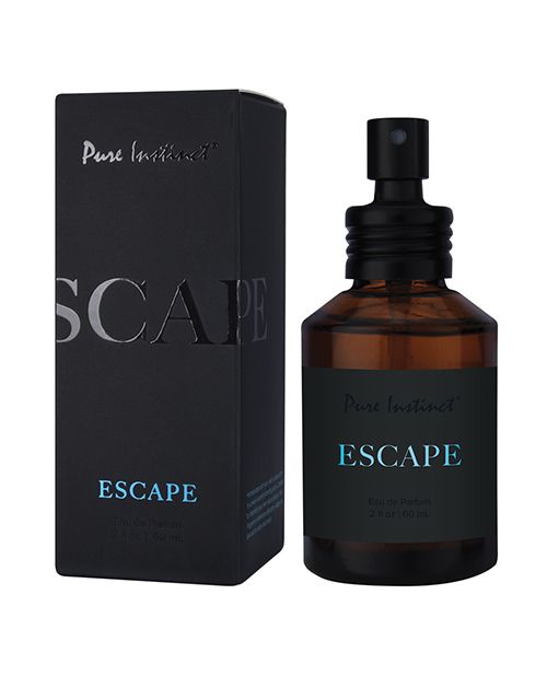 Escape Pheromone Cologne by Pure Instinct evoking a bold and seductive atmosphere.