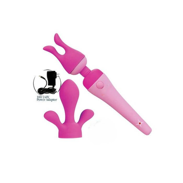 Petite Wand Massager with adapter by Pure Romance by Calexotics