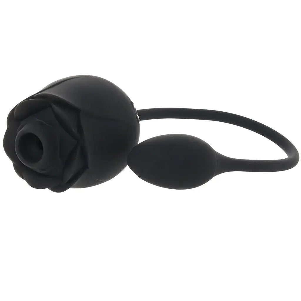 Fifty Shades of Grey Dark Blushing Rose vibrator on a white background