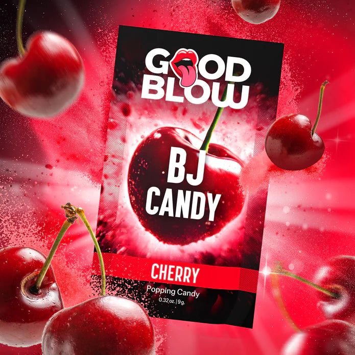 Good Blow Popping Oral Pleasure Candy -  4 Pack Cherry